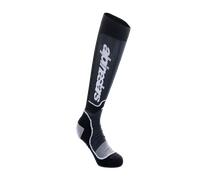 Crossstrümpfe Alpinestars Plus Socks Fluo Schwarz/WeißL Schwarz,Weiß