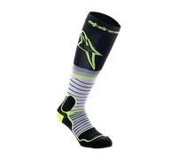 Crossstrümpfe Alpinestars Pro Socks Fluo Schwarz/Grau/Gelb FluoL Schwarz,Grau,Gelb Fluo