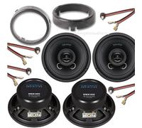 Crunch 12cm Lautsprecher Auto Boxen Set 320 Watt f Mercedes W124 vorne + hinten