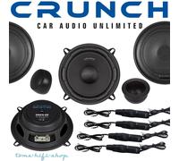 Crunch 13cm 160 Watt Flach Lautsprecher Set nur 4,2cm PKW Auto Boxen DSX-5.2E