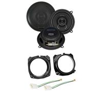 Crunch 13cm 160Watt 2-Wege Lautsprecher für Ford Fiesta Mazda 121 Ablage Auto Bo