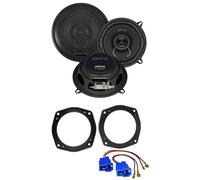 Crunch 13cm 160Watt 2-Wege Lautsprecher für Nissan Micra Fronttür Ablage Auto Bo