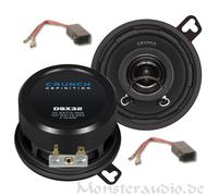 Crunch Auto Lautsprecher Set VW Golf 2 II Polo 86c 6N 8,7cm Boxen vorne Adapter