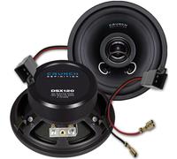 Crunch DSX-120 - DSX120 12cm Koax Lautsprecher Paar für VW T4 1990 bis 2003
