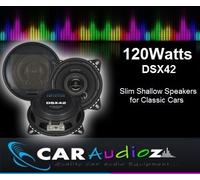 Crunch DSX42 120WATTS 4'' 10CM Slim Schale Lautsprecher für Oldtimer