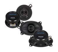 CRUNCH Front/Heck Auto Lautsprecher Komplett-SET für VW Golf/Polo