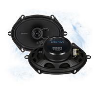 CRUNCH Front/Heck Oval Auto Lautsprecher Set für FORD Fiesta 6 (MK6) - 01-09