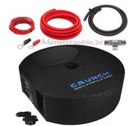 Crunch GP-690 Aktivsubwoofer Reserverad Reserveradkasten + 10mm² OFC Kabelset