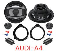 Crunch GTI-6.2E Komponenten Lautsprecher Boxen Set kompatibel für Audi R8 (42)