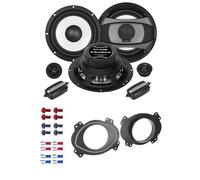 Crunch GTi6.2E Auto Lautsprecher mit Einbauset passend für Isuzu D-Max II ab 2012 Türen vorne 400 Watt 165mm 2 Wege Kompo