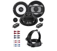 Crunch GTi6.2E Auto Lautsprecher mit Einbauset passend für Mercedes Citan (W415) ab 2012 Türen vorne 400 Watt 165mm 2 Wege Kompo
