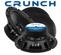 CRUNCH GTS6.2W 16,5cm Kickbass Kickbässe 200W Paar mit Gitter