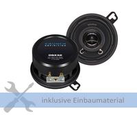 Crunch Lautsprecher DSX32 200W 87mm 2Weg Koax für VW Polo 2 (86C) 1981-1994