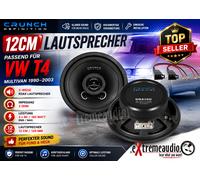 Crunch Lautsprecher kompatibel mit VW T4 Multivan 1990-2003 Fond Heck 2-Wege