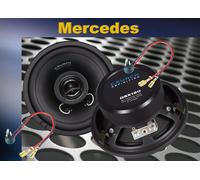 Crunch Lautsprecher Mercedes W124 E-Klasse Limo hinten Heckablage + Adapter Satz