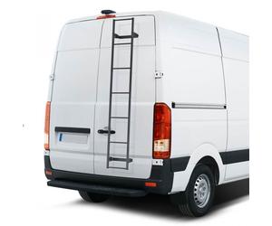 CRUZ Heckleiter 180 Camper + Bus + Van + LKW + Transporter + WoMo Leiter hinten