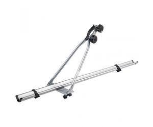 CRUZ Stahl-Dachfahrradträger grau mit zwei Drehknöpfe und...