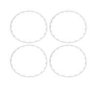 Cryfokt Felgenschutzringe, 50,8 cm, Langlebige Zierkanten, Passend für Model Y, Stilvolles Autozubehör, 4 Stück (White)