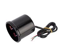 Cryfokt Luftdruckmesser, LED-Doppel-Digitalanzeige für Auto, PSI-Sensor-Set, Langlebiges Luftdruckmessgerät aus Edelstahl und Aluminium, Stilvolle Armaturenbrett-Nachrüstung für 2-Zoll-52-mm-Fahrzeuge