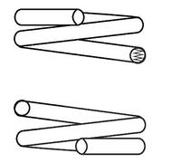 CS Germany Fahrwerksfeder hinten rechts links Schraubenfeder für SKODA 14.875.235