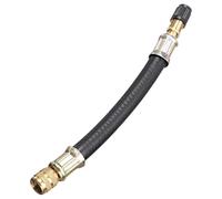 Csafyrt Reifenventilverlängerung, Flexible Gummi-Ventilschaftverlängerungen, Schaftverlängerung, Reifenfülldüse für Fahrräder, Motorräder, Wohnmobile und Roller, 4 Zoll