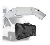 CStern Wohnmobil Frontscheibenabdeckung,Frontscheibe Wrap Cover,Windschutzscheibenabdeckung,kompatibel mit FIAT Ducato Boxer Relay X250/290 from 2006-2022 Campervan Motorhome (Black Bag)