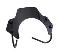 CTCYWLWAYZ Motorrad Windschutzscheibe Für Vespa GTS 300 GTS 125 GTS Super 125 300 Displayschutzfolie Motorrad Windschutzscheibe Windabweiser(Schwarz)