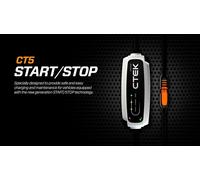 CTEK CT5 Start/Stop EU Batterieladegrät für Fahrzeuge mit Start-Stop-Automatik silber