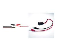 CTEK 56384 Comfort Indikator mit Batterieklemmen & Comfort Connect Direct Connect Adapter (M8 Muttern), Ideal Für Schwer Erreichbare Batterien, 40cm Kabellänge