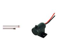 CTEK Comfort Connect Direct Connect Adapter (M6 Muttern), Ideal Für Schwer Erreichbare Batterien, 40cm Kabellänge & Carpoint 0523484 Aufbau Steckdose 12V Wasserdicht