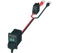 CTEK Batterieanschlusskabel Comfort Indikator M8, Ladezustandsanzeige mit M8 Ringöse 8,4mm, 150cm