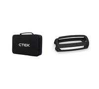 CTEK CS Free Bag - TRAGEN UND LAGERN SIE Ihr CS Free SICHER UND GESCHÜTZT & Protect Bumper 60: Rutschfester Gummischutz Batterieladegerät, kompatibel Ladegeräte 3,8-5,0 A