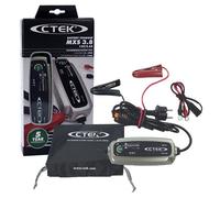 CTEK MXS 3.8 Allround-Batterieladegerät für Blei-Säure-Batterien 1,2 Ah - 80 Ah silber