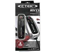 CTEK Set Ladegerät MXS 5.0 +zusätzliches Schnellkontaktkabel M6 56260