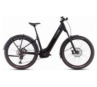 Cube Reaction Hybrid Race Allroad 800 Wh E-Bike Hardtail Easy Entry 27,5" black´n´metal L