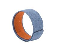 Culnflun Markierung der oberen Mittellinie des Lenkrads, Wildleder, personalisierter 12-Uhr-Positions-Dekoraufkleber, schwarze und blaue Farbe, passend für den Zugang zur Innenmodi (Blau-Orange)