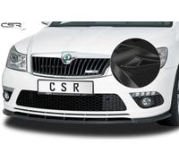 Cup Spoiler Lippe Front Ansatz ABE Glossy für Skoda Octavia II (1Z) RS CSL001-G