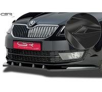 Cup Spoiler Lippe Front Ansatz Carbon Look für Skoda Octavia 3 Typ 5E CSL134-C