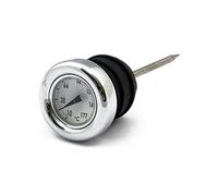 Custom Chrome Öl-Thermometer, weiß, für Harley Davidson Softail 84-99 & Sportster 82-03