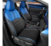 CustomCover Passend für CHR Autositzbezug, kompatibel mit Toyota CHR für Select 2018, 2019, 2020, 2021, 2022, 2023, 2024, CHR, Schwarz/Blau-Leder