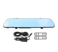 CVUTOVO Rückspiegel Dashcam 2,4 Zoll Schlank mit Integrierter Rückfahrkamera Bewegungserkennung und Parkassistent Hochauflösende Auto Armaturenbrettkamera für Pkw