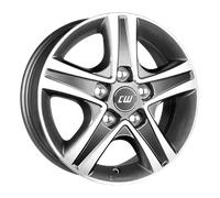 ALUFELGEN BORBET, CWD, 6X16 ET68 5X118 71,1, MISTRAL ANTHRACITE POLISHED GLOSSY