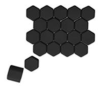 CWMBJD 20 Stücke Radmutterkappen Set für Hyundai N Performance I30N I20 I30 I40 Ix35 Tucson, Radschraubenkappen Reifen Mutter Radbolzen Kappen Mutter Kappen In Schwarz,21mm