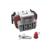CXVFY 1 Set Grau 7 Pin Automotive Stecker GM LS Zündspule Wasserdichte Buchse Männlich Weiblich Stecker 12047933 12047938 DJ7071Y-1,5-11(7pin female)