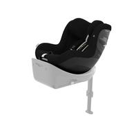 CYBEX Gold Kinder-Autositz Sirona G i-Size Plus, Ohne Base, Ab ca. 3 Monaten bis 4 Jahre, Max. 19 kg, 61 - 105 cm (Ab Geburt / 40 cm mit Neugeboreneneinlage), Moon Black
