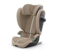 CYBEX Gold Kinder-Autositz Solution G2 Plus, Ab ca. 3 bis 12 Jahre (100 - 150 cm), Max. 50 kg, Für Autos mit und ohne ISOFIX, Almond Beige