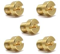 cyclingcolors 5x Hauptdüse Vergaser Duesen Düsen kompatibel mit PHBG-SHA 5mm N° 115 Moped Motorrad Pocketbike Quad 50 cc Gasdüsen Wärmemotor Ersatzteile