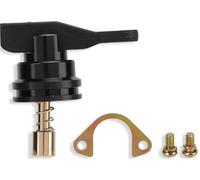 CYTGOUPER Manueller Choke Vergaser-Chokeschalter 53015, Vergaser Handgriff Chokeschalter aus Aluminium, Schwar Vergaser Synchrontester für PHVA PHVB PHBN 53015