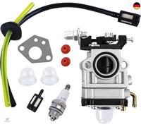 CYWVYNYT Vergaser für Motorsense 52 cc 49 cc 43 cc, Carbu-Set mit Dichtung,