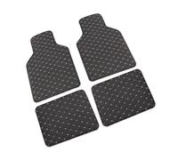 CZXZE Auto FußMatten Set für BMW X5 F15 2013-2018, Universal Auto Teppiche Allwetter Aus Kunstleder, Kompatibel 99% Modell,Black-Beige